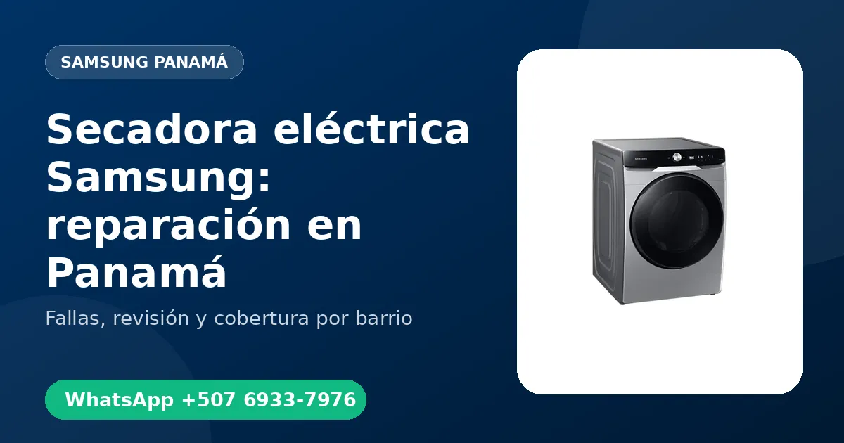Secadora eléctrica Samsung en Punta Pacífica