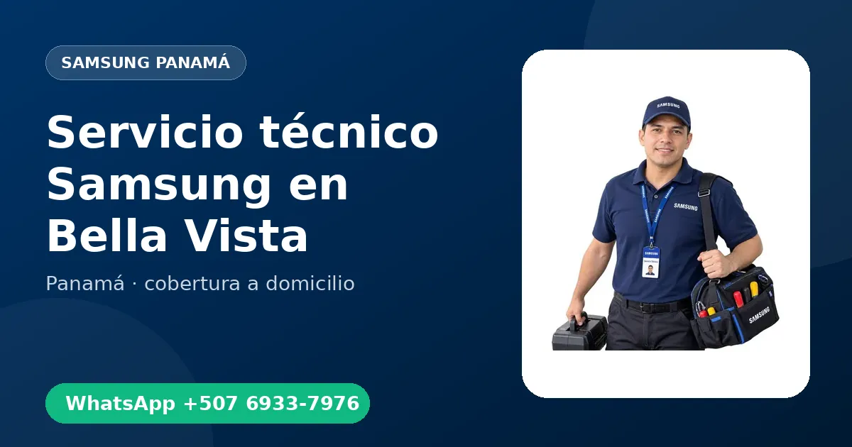 Técnico a domicilio Samsung en Bella Vista