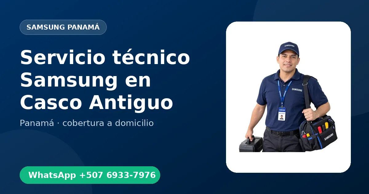 Técnico a domicilio Samsung en Casco Antiguo