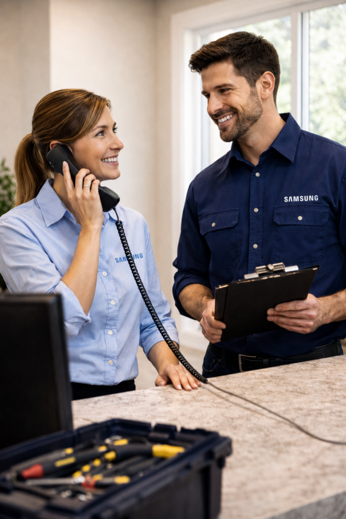 Equipo de atención al cliente del servicio técnico Samsung Panamá