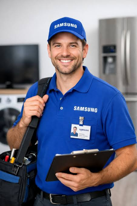 Técnico autorizado Samsung con maletín de herramientas